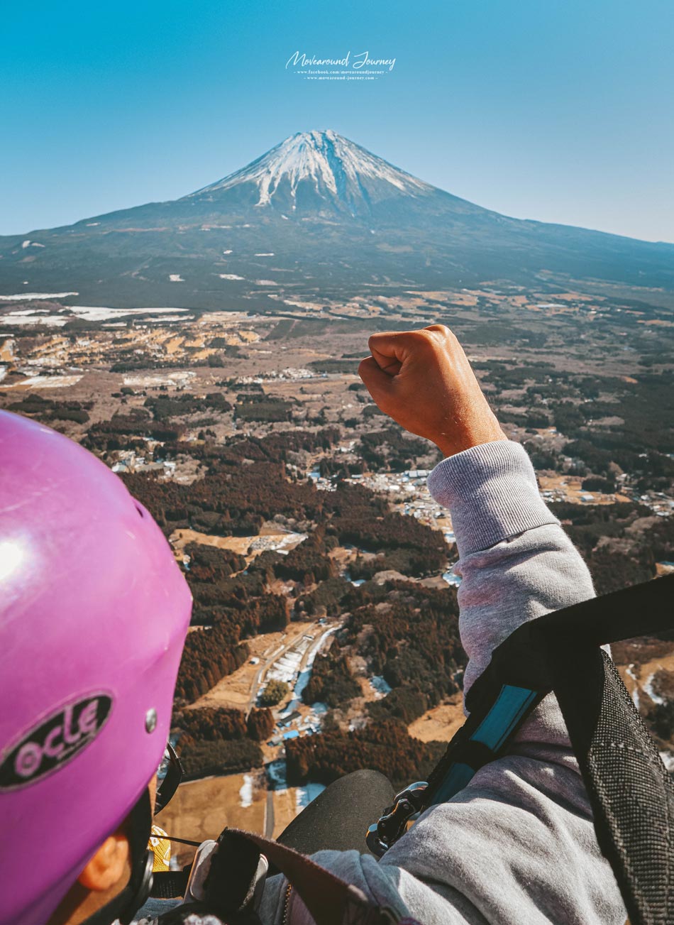 paragliding mount fuji, Fujinomiya, Shizuoka