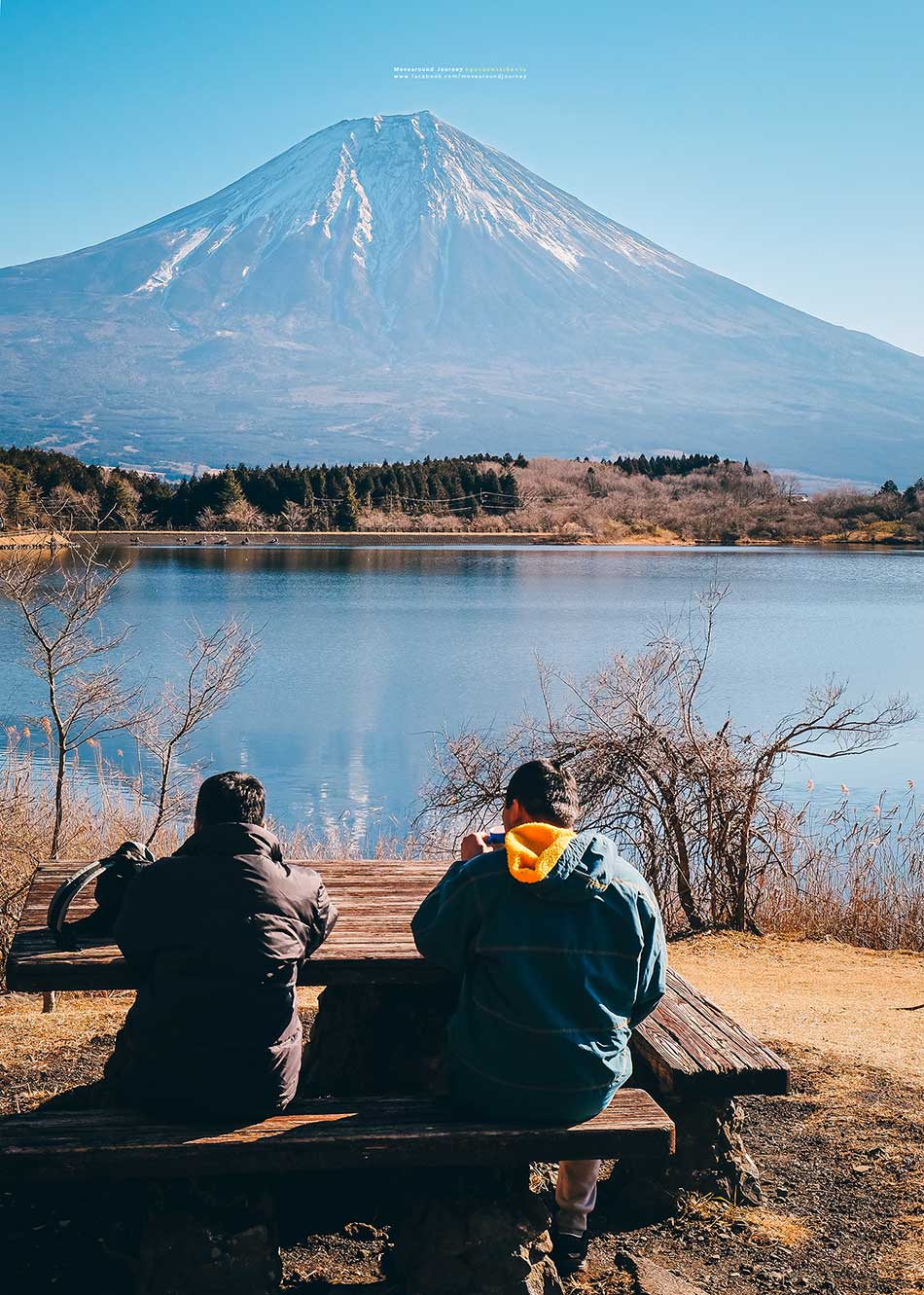 มุมถ่ายรูปภูเขาไฟฟูจิ Lake Tanuki